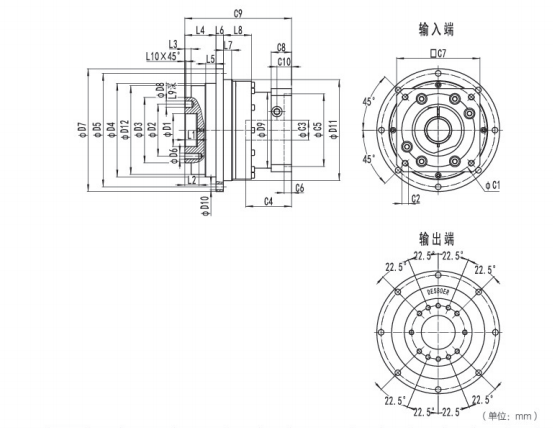 <b>NDV110系列精密行星減速機(jī)型號與圖紙</b>